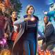 Bradley Walsh, Mandip Gill, Jodie Whittaker, and Tosin Cole star in Doctor Who
